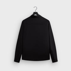 Kith Tropical Wool Marquis Zip Up Shirt - Black