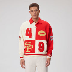 Kith for the NFL San Francisco 49ers Vintage Rugby - Sandrift
