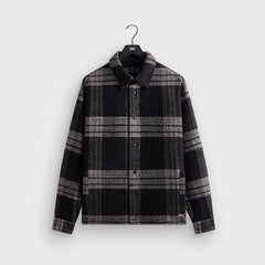Kith Textured Plaid Isaiah Buttondown - Black