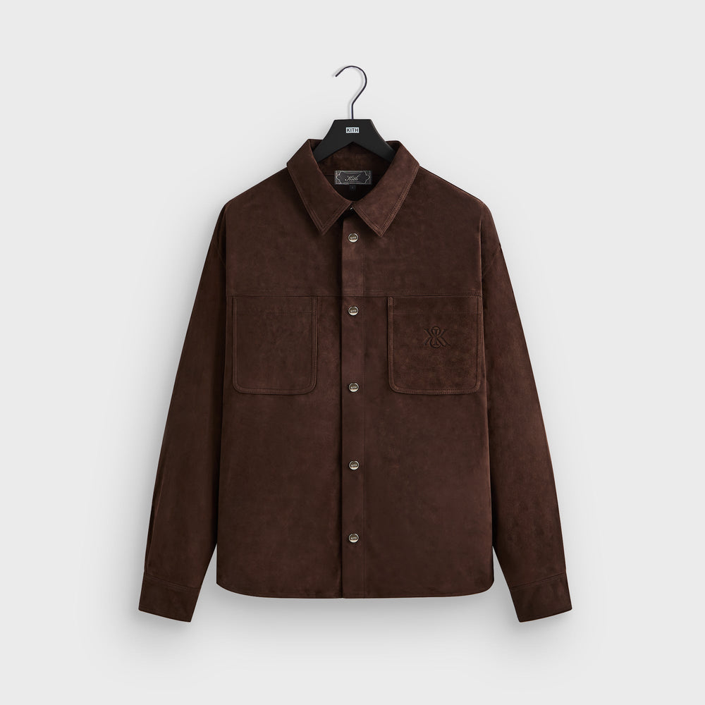 Kith Suede Apollo Shirt - Derby