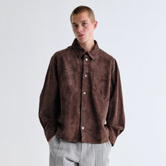 Kith Suede Apollo Shirt - Derby