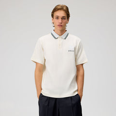 Kith Ivy Tipped Polo - Sandrift