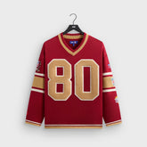 Kith for the NFL San Francisco 49ers V-neck Beau Knit Sweater - Presen