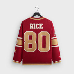 Kith for the NFL San Francisco 49ers V-neck Beau Knit Sweater - Presen