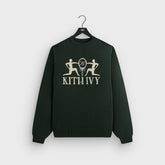 Kith Ivy Emblem Crewneck Sweater - Ivy Green