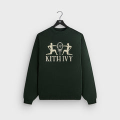 Kith Ivy Emblem Crewneck Sweater - Ivy Green