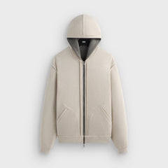 &Kin Reversible Double Face Williams V Hoodie - Dark Heather Grey