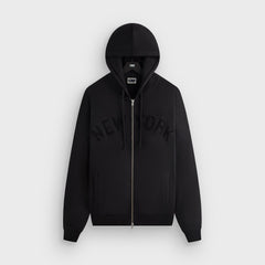 Kith for the New York Yankees Cropped Braxton Full Zip Hoodie - Black