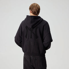Kith for the New York Yankees Cropped Braxton Full Zip Hoodie - Black