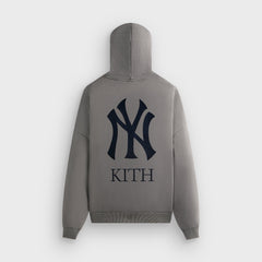 Kith for the New York Yankees Cropped Braxton Full Zip Hoodie - Statue