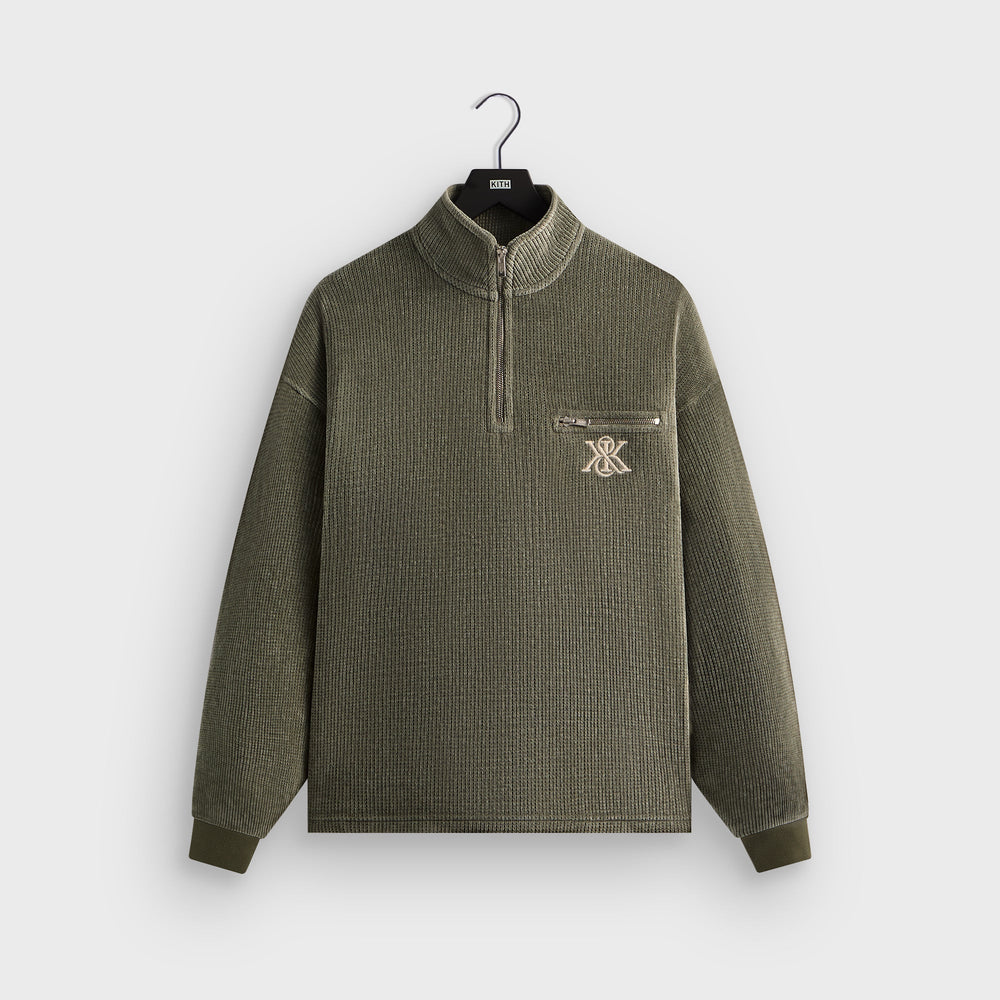 Kith Queensbridge Quarter Zip - Tinge