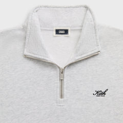 Kith Nelson Quarter Zip - Light Heather Grey