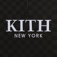 Kith Double Weave Davis Quarter Zip Pullover - Black