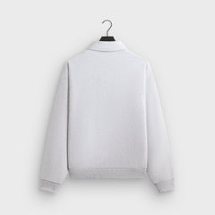 Kith Quarter Zip Popover Sweatshirt - Light Heather Grey