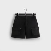 Kith Wrinkle Nylon Evan Cargo Short - Black