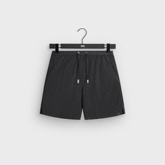 Giorgio Armani & Kith Jacquard Collins Swim Short - Black