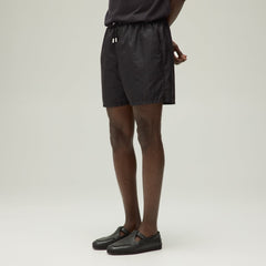 Giorgio Armani & Kith Jacquard Collins Swim Short - Black
