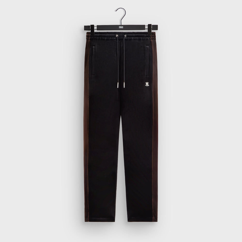 Kith Velvet Damon Track Pant - Black