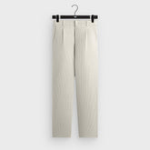 Kith Striped Interlock Garrison Pant - Light Heather Grey
