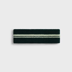 Kith Ivy for Wilson Terry Stripe Headband - Ivy Green