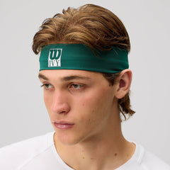Kith Ivy for Wilson Logo Wide Headband - Ivy Green