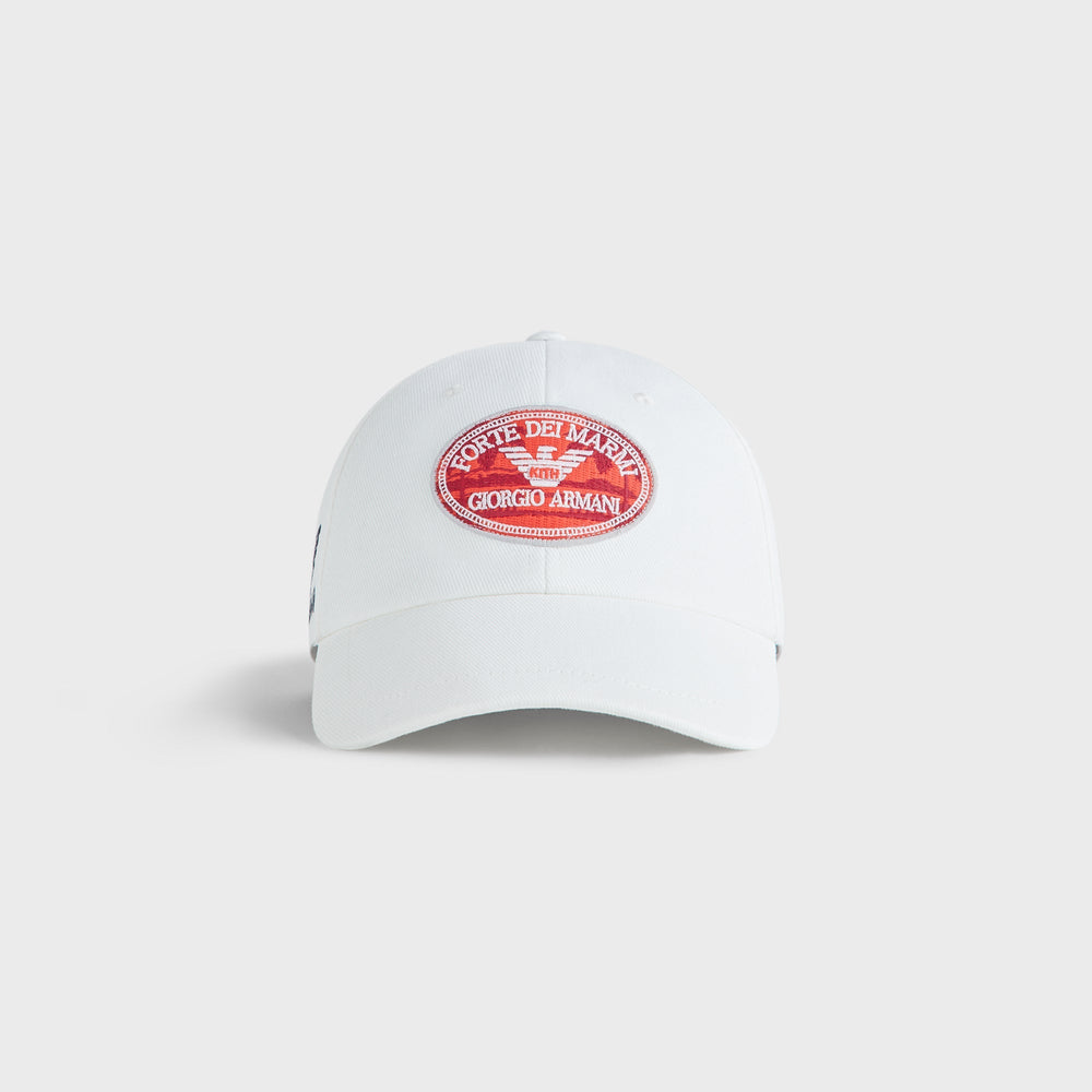 Giorgio Armani & Kith Forte dei Marmi Classic Cap - White