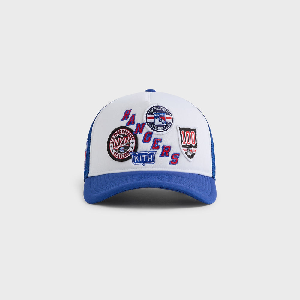 Kith & New Era for the New York Rangers 9FORTY Poly Foam Trucker Hat -