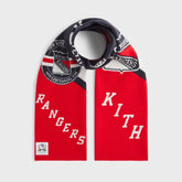 Kith for the New York Rangers Centennial Jacquard Knit Scarf - Nocturn