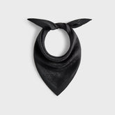 Giorgio Armani & Kith Monogram Jacquard Silk Bandana - Black