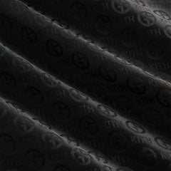 Giorgio Armani & Kith Monogram Jacquard Silk Bandana - Black