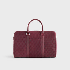 Kith Monogram Suede Traveler K40 Bag - Magma