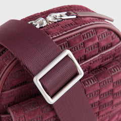 Kith Monogram Suede Passenger K15 Bag - Magma