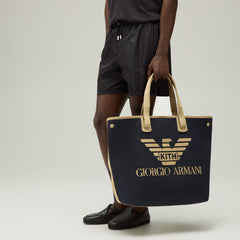 Giorgio Armani & Kith Canvas Tote - Nocturnal