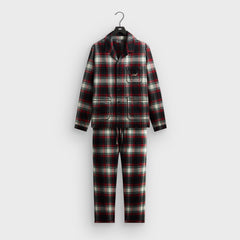 Kithmas Plaid Pajama Set - Black