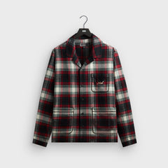 Kithmas Plaid Pajama Set - Black