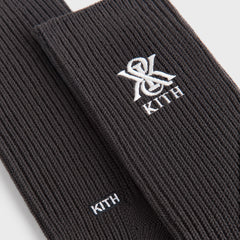 Kith Crest Relaxed Socks - Apocalypse