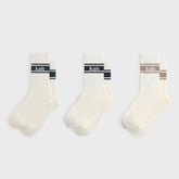 Kith Variegated Stripe Crew Socks - Silk