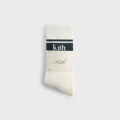 Kith Variegated Stripe Crew Socks - Silk