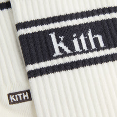 Kith Variegated Stripe Crew Socks - Silk