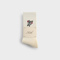 Kith Embroidered Rose Crew Socks - Silk