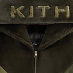 Kith Women Toshi III Faux Fur Pinwheel Bomber Jacket - Monarch