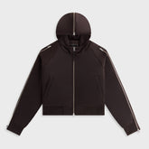 Kith Women Simra Satin Zip Sleeve Bomber - Incognito