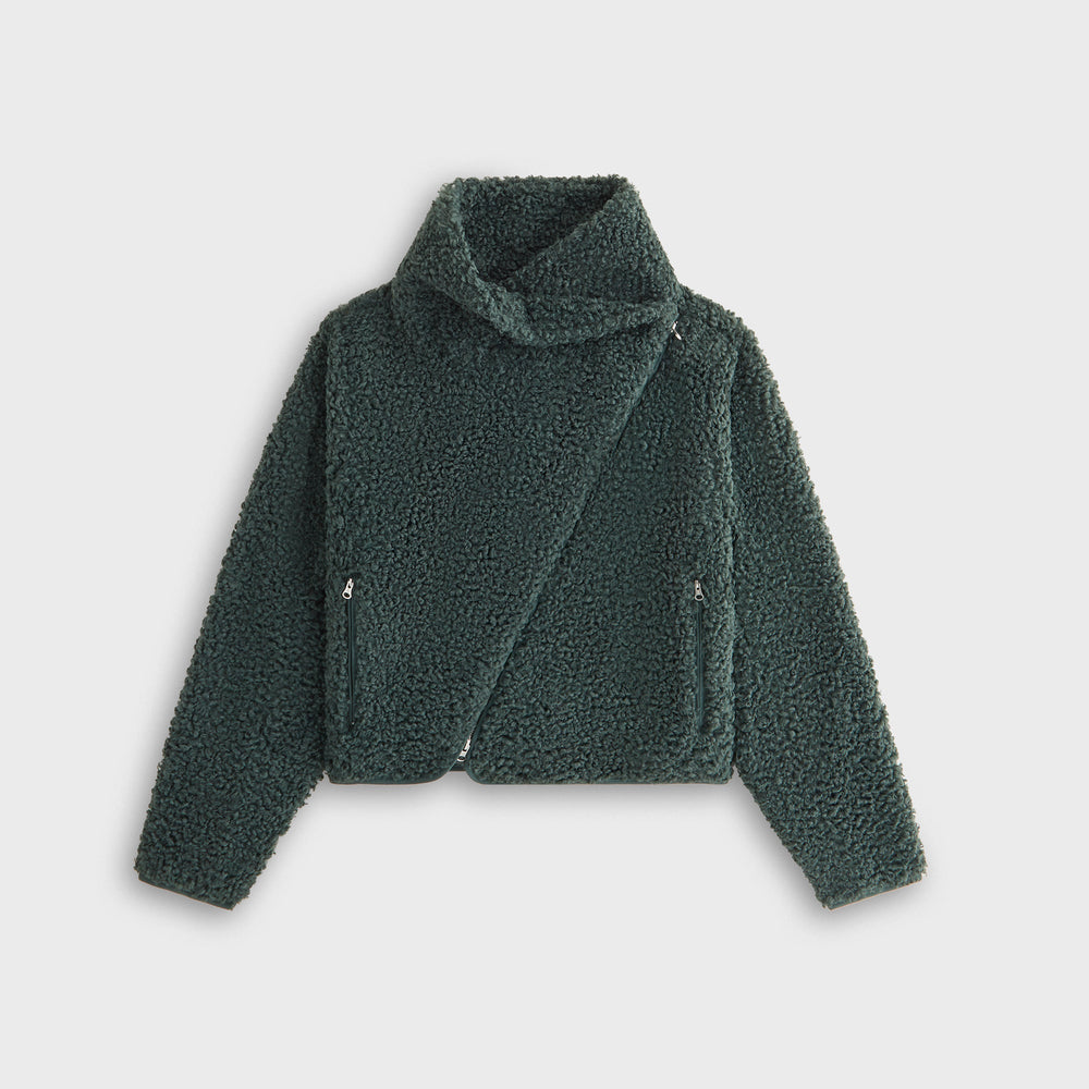 Kith Women Helia Sherpa Asymmetrical Jacket - Machine