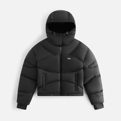 Kith Women Corey Hooded Nylon Puffer - Black