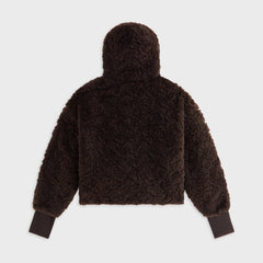 Kith Women Saide Sherpa Hooded Jacket - Incognito
