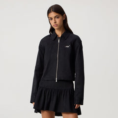 Kith Women Corwin Script Faille Jacket - Black