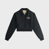 Kith Women Reversible Landry IV Cropped Bomber Jacket - Black