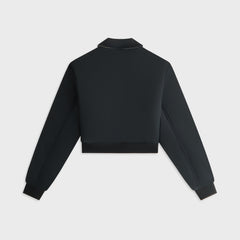 Kith Women Reversible Landry IV Cropped Bomber Jacket - Black