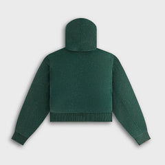 Kith Women Bex Cropped Sueded Jersey Puffer - Montane