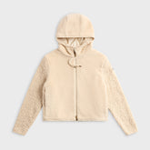 Moncler Teddy Cardigan - White